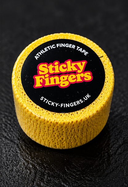 Electric Yellow x 4 Rolls - Athletic Finger Tape
