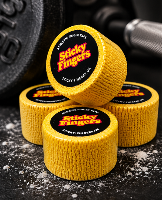 Electric Yellow x 4 Rolls - Athletic Finger Tape